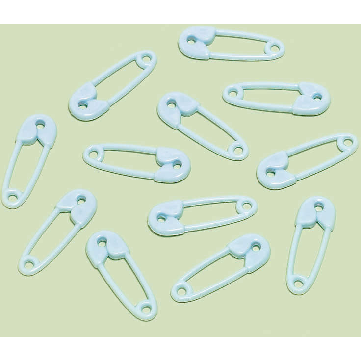 Safety Pins Blue (24 ct)
