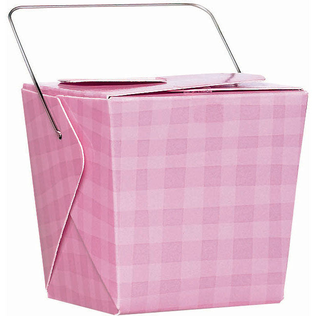 Plaid Favor Pails