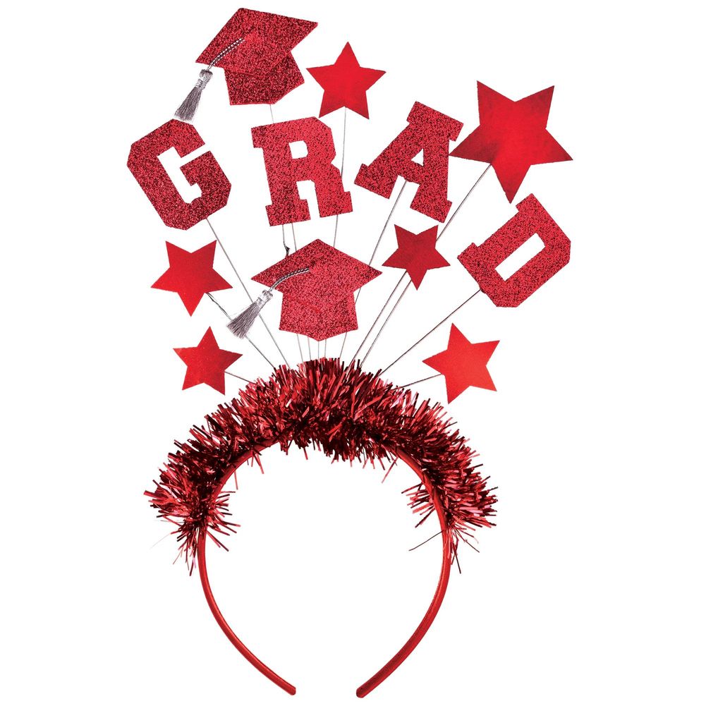 G-R-A-D Headband Red (1ct)