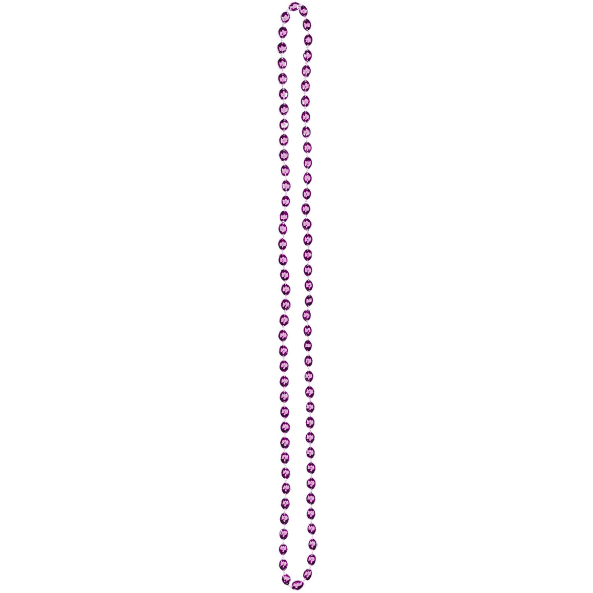 Purple 30" Metallic Beads