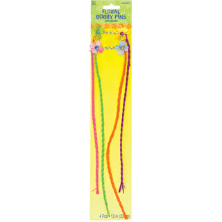 Floral Braids Hair Pins (4ct)