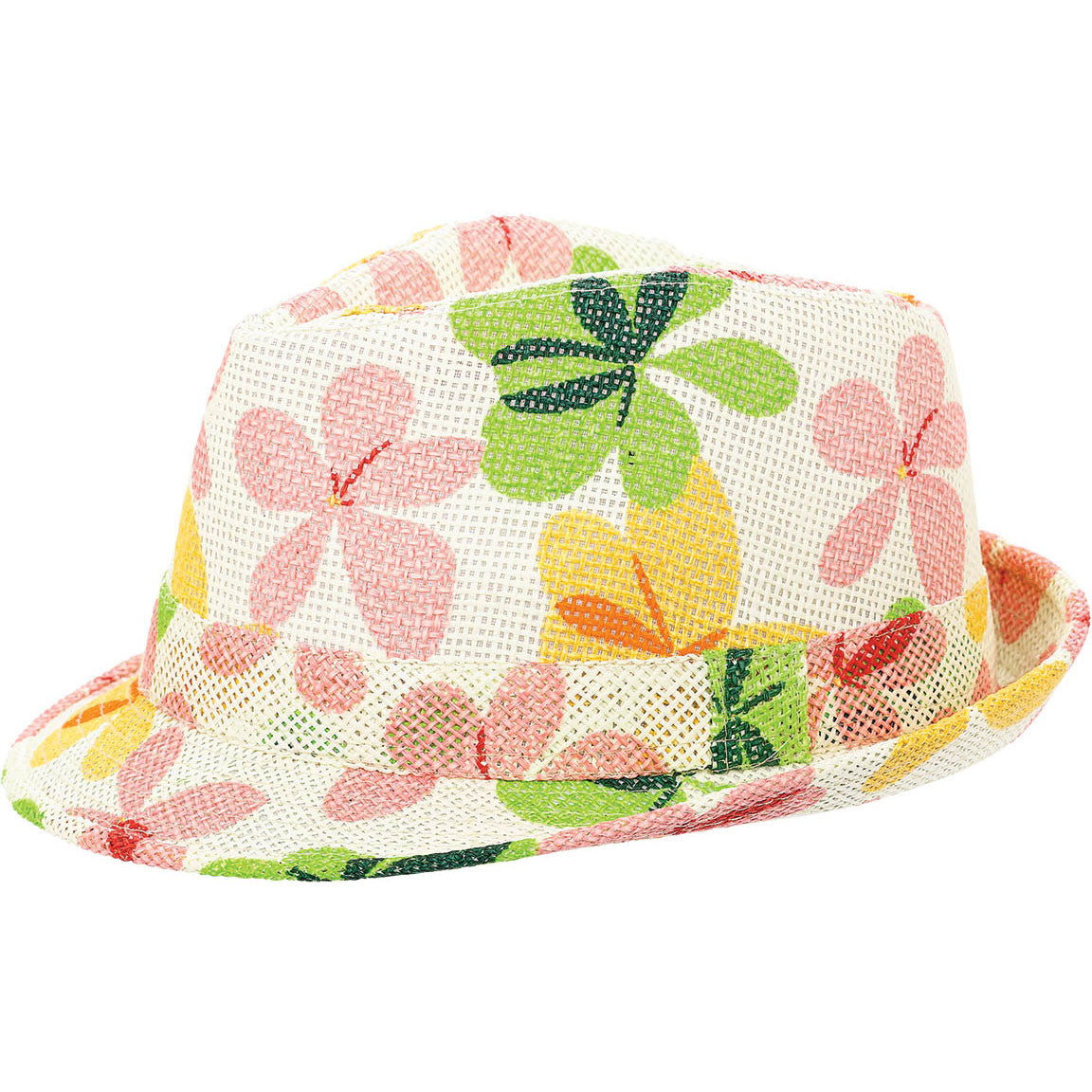 Printed Floral Women's Fedora (1ct)
