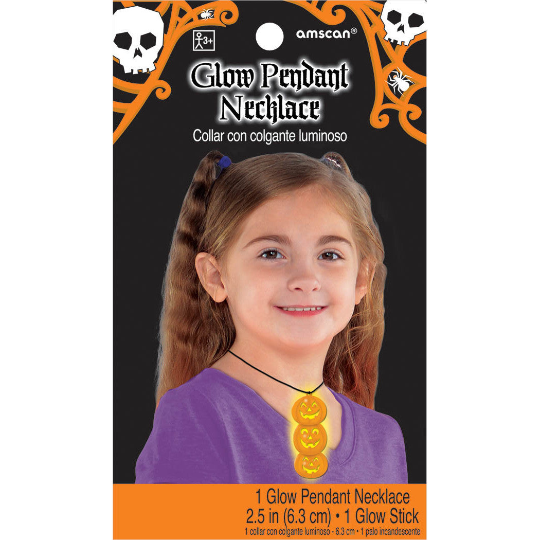 Pumpkin Glow Pendant Necklace