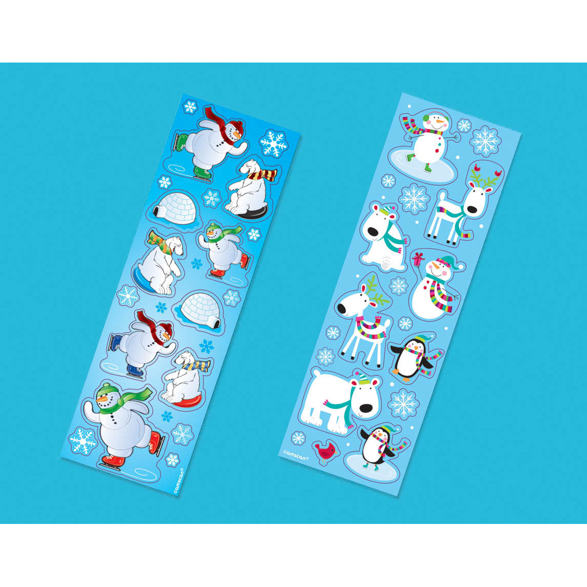 Winter Fun Sticker Strips