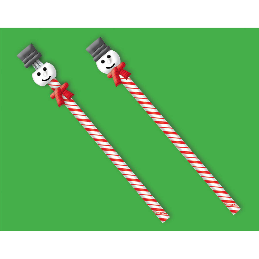 ERASER W/ PENCIL SNOWMAN