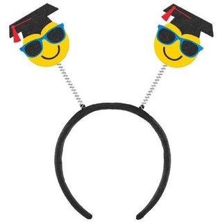Smiley Grad Felt Head Boppers