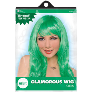 Green Glamorous Wig