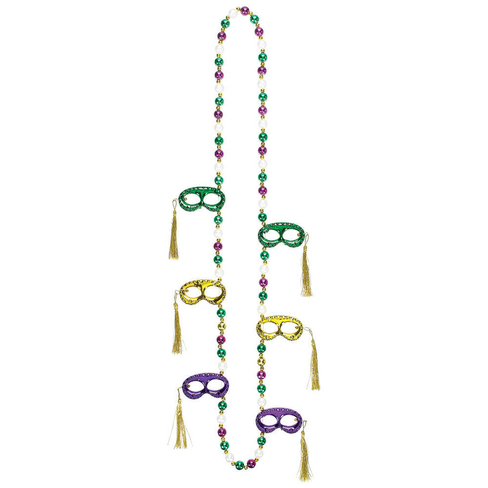 Mardi Gras Mask Necklace