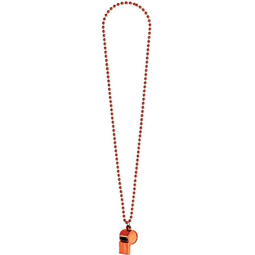 Orange Whistle Necklace