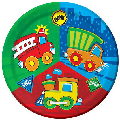 Construction Pals Dessert Plates (8ct)
