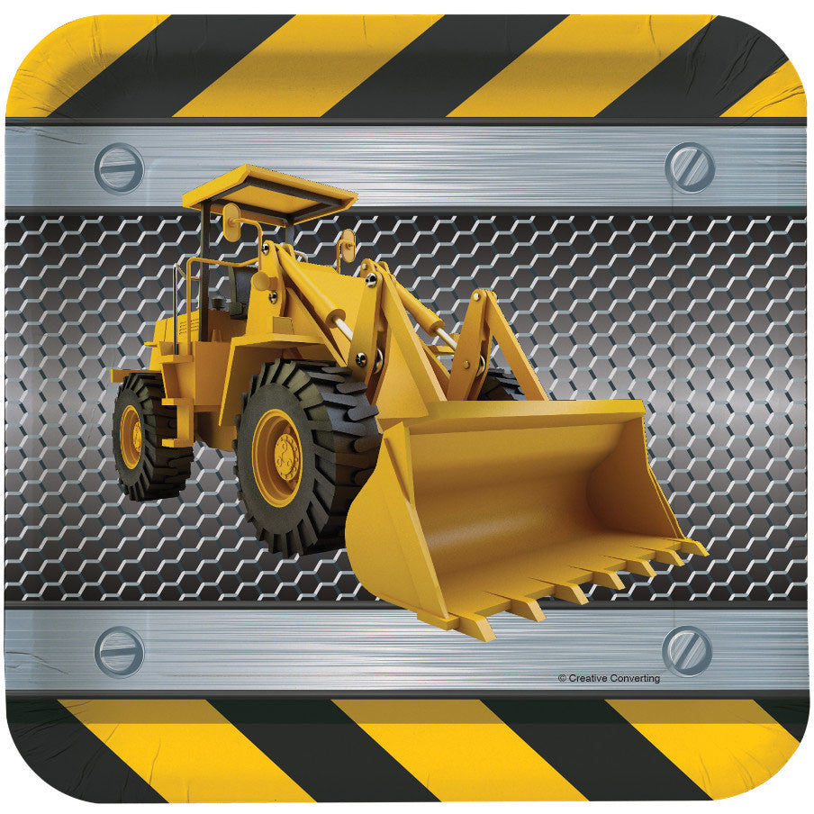 Construction Birthday Zone Dessert Plates (8ct)