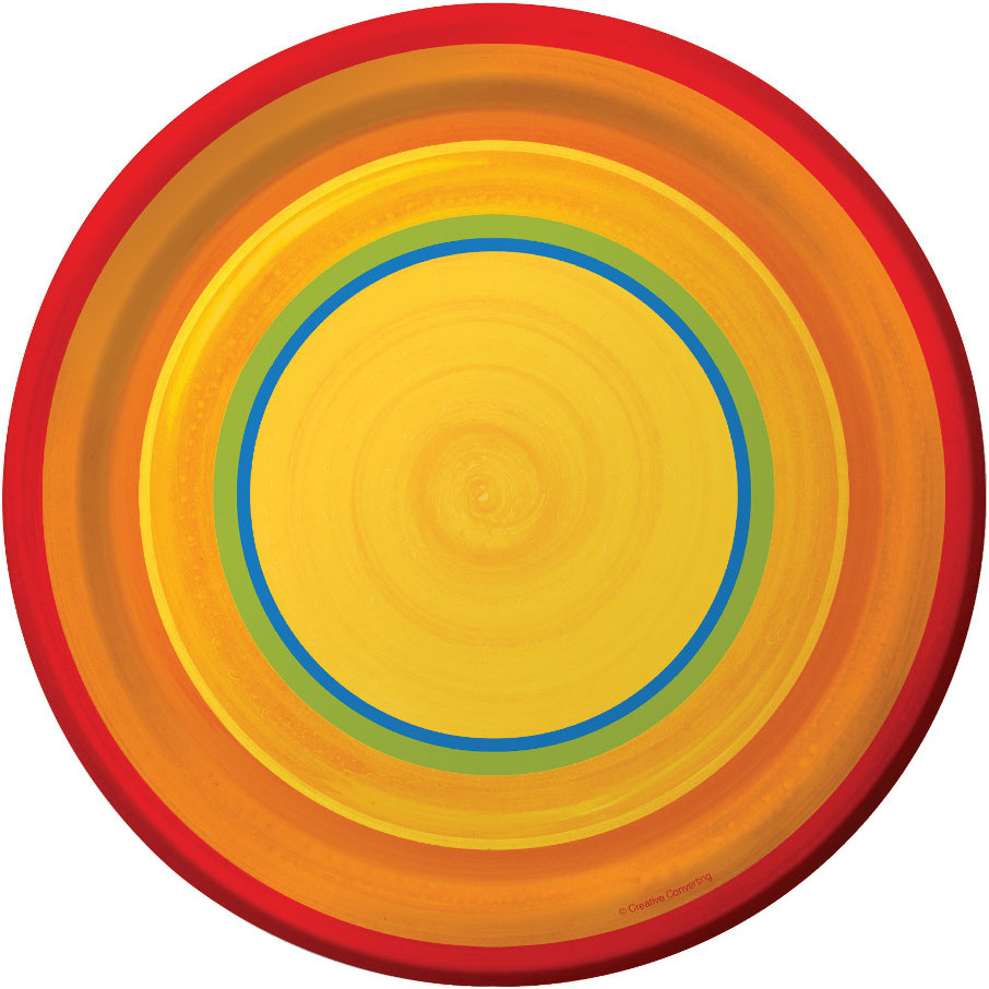 Ablaze Dinner Plates (8ct)