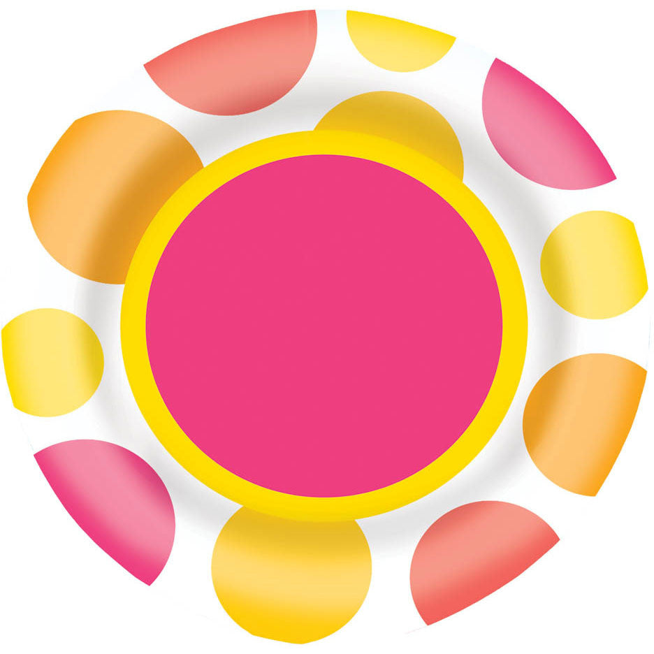 Warm Dots Small Serving Tray (1ct)