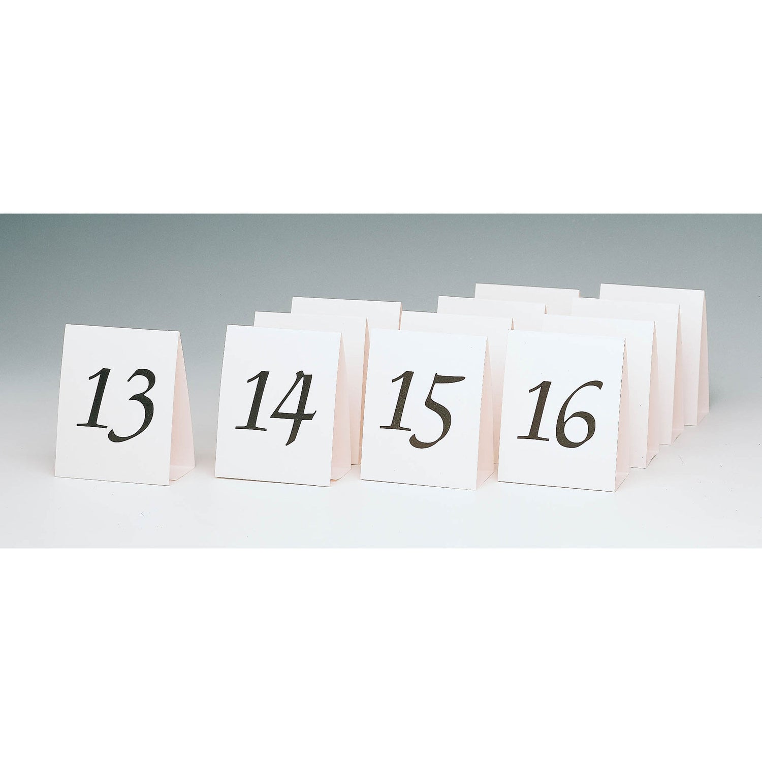 Tent Placecard 13-24 Table Numbers