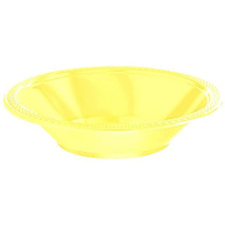 Light Yellow 12 oz Plastic Bowl 20 ct