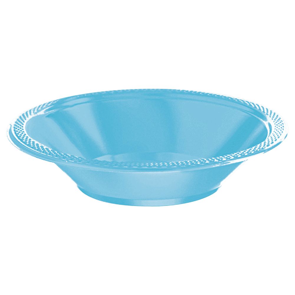 Caribbean Blue 12oz Plastic Bowls (20ct)