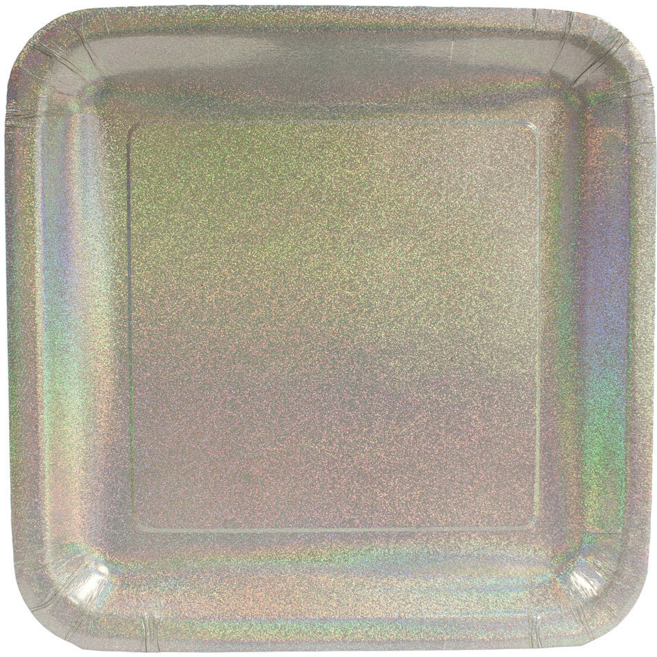 Glitz Silver Banquet Plates (8ct)