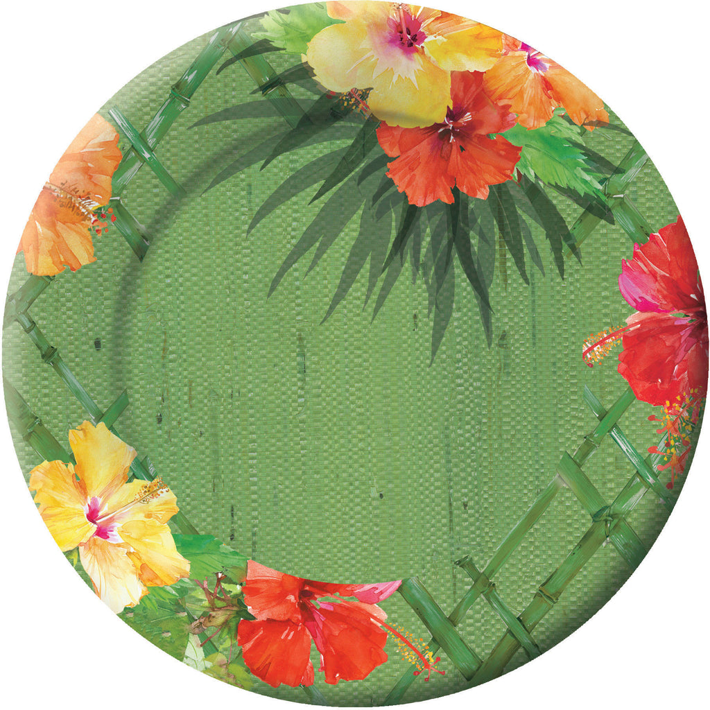 Exotic Floral Banquet Plates (8ct)