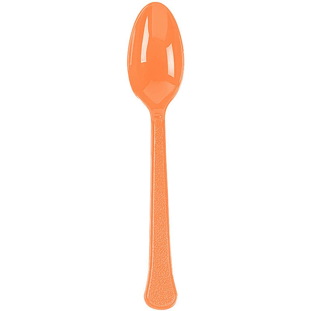 Orange Peel Midweight Plastic Spoons (100ct)