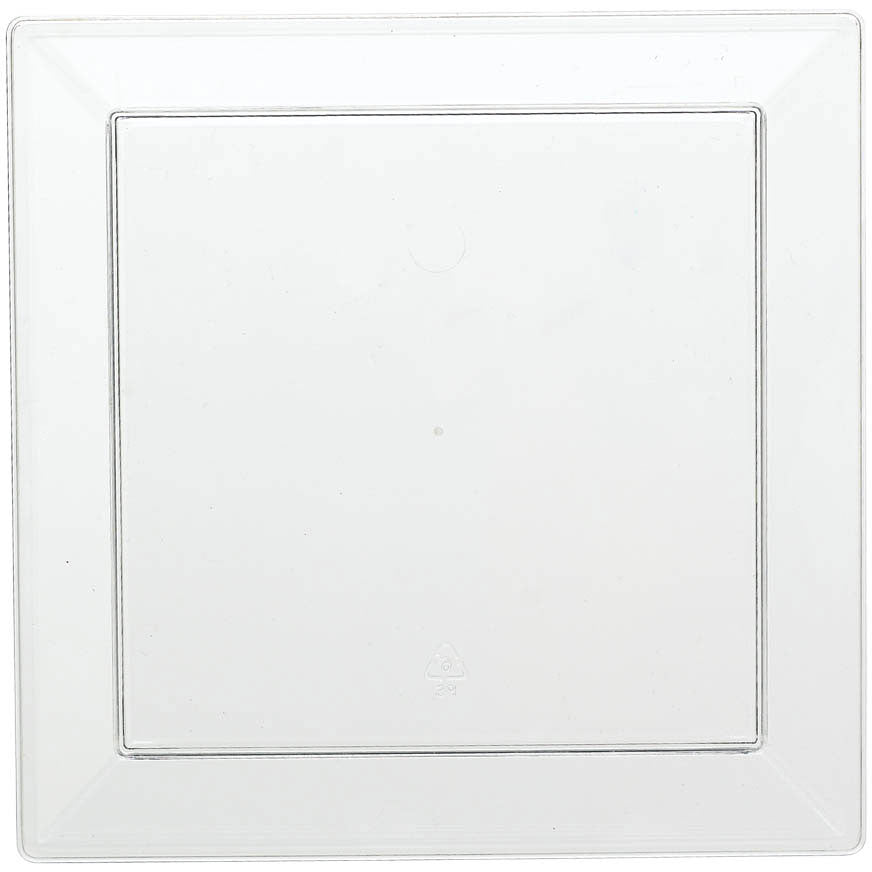 Clear Plastic Appetizer Plates