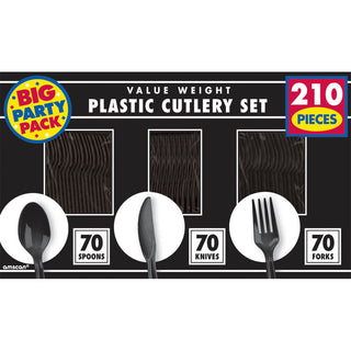 Jet Black Value Cutlery Window Box