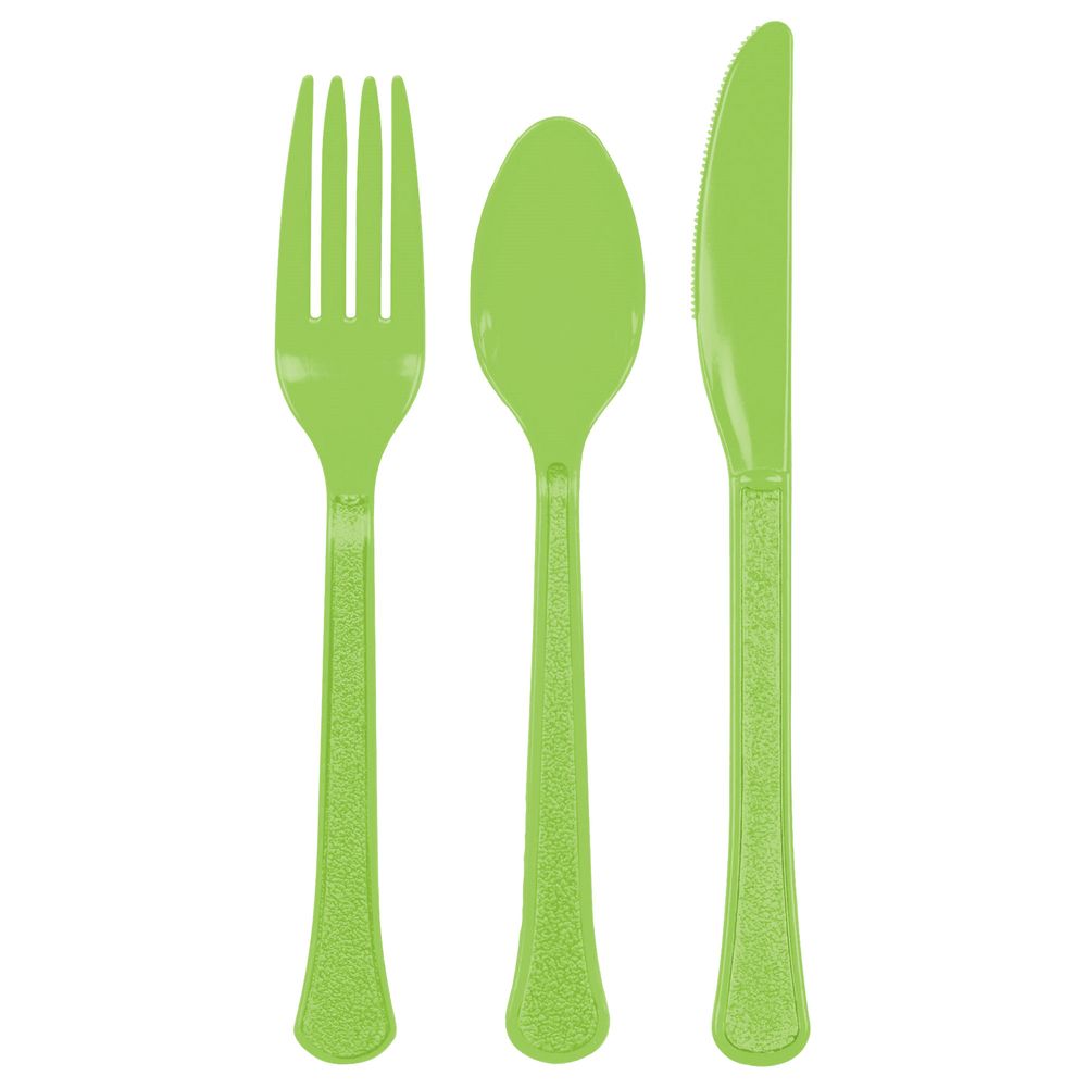 Kiwi Midweight Assorted Plastic Cutlery (24ct)