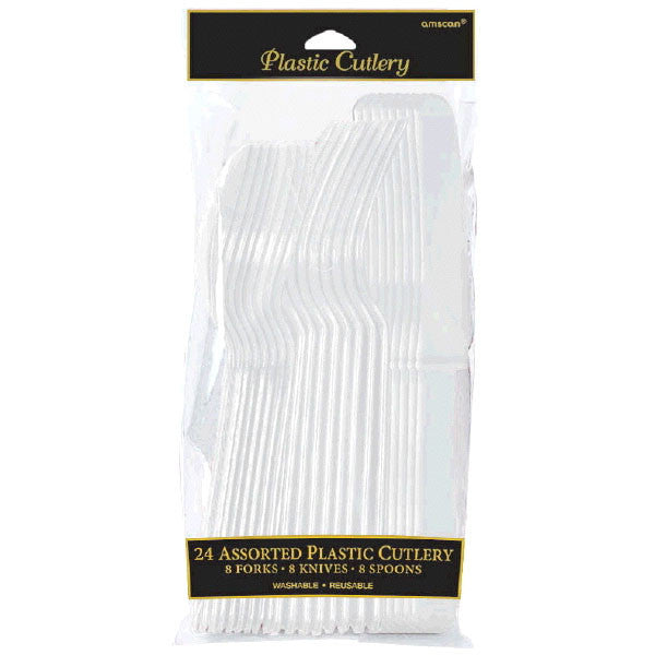 Cutlery Assorted Plastic Clear