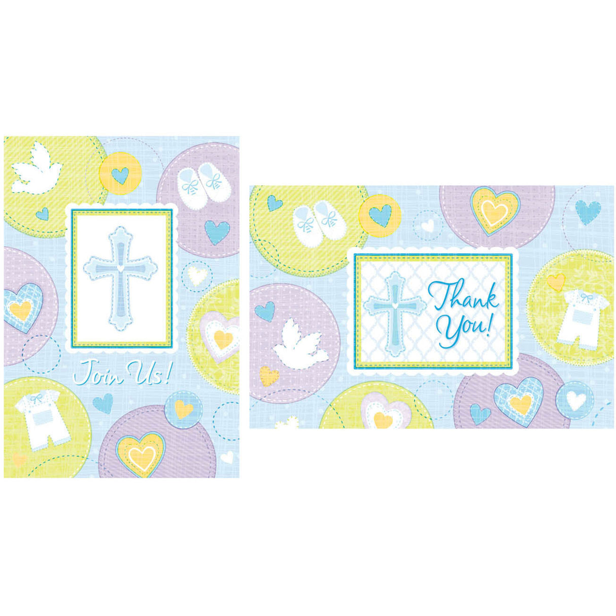 Sweet Christening Invite and Thank You Set