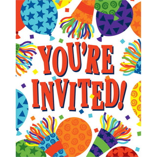 Birthday Horns Invitations