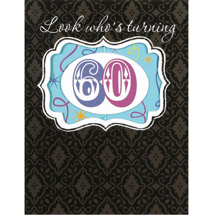 Turning 60 Large Invitations