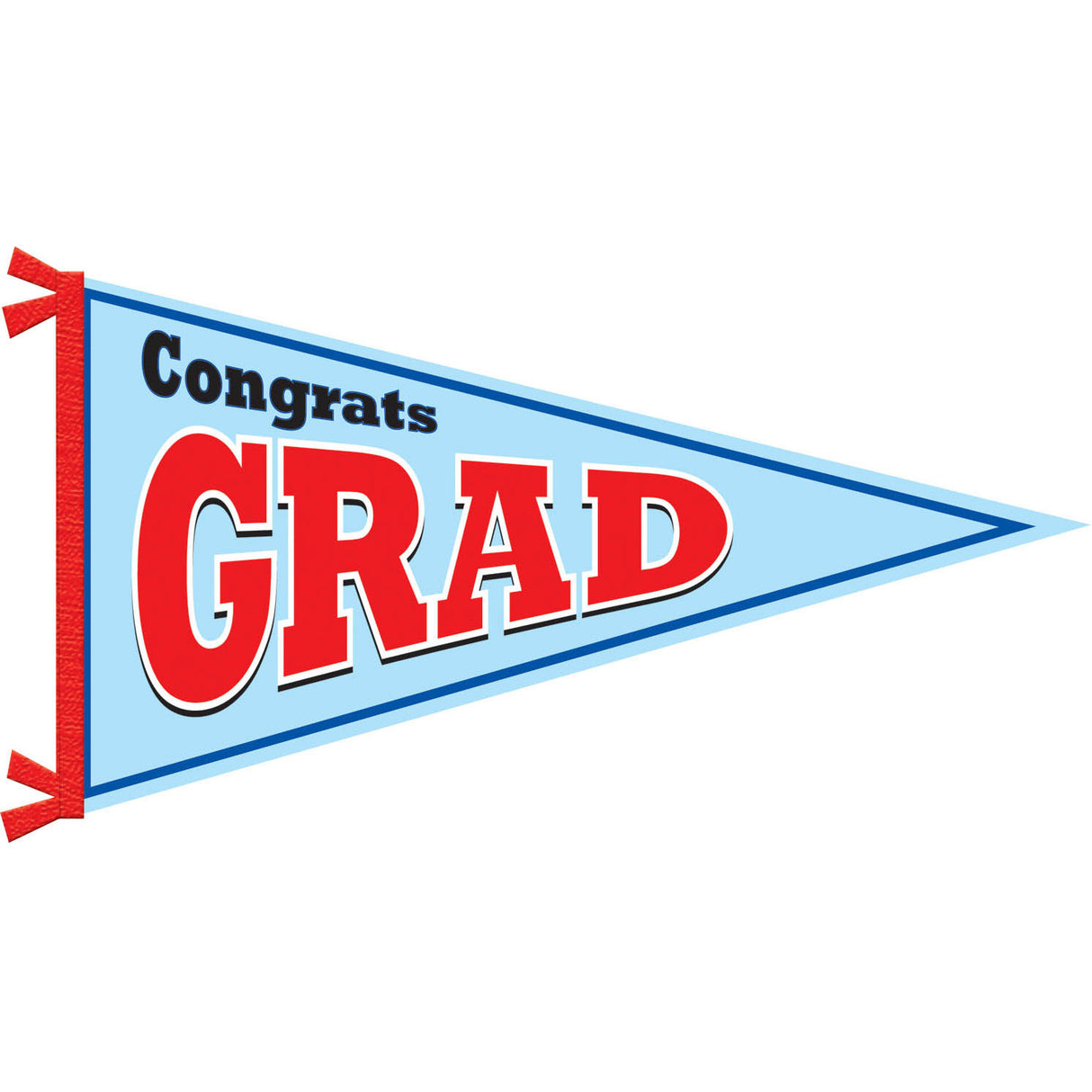 Congrats Grad Pennant Banner Invitations