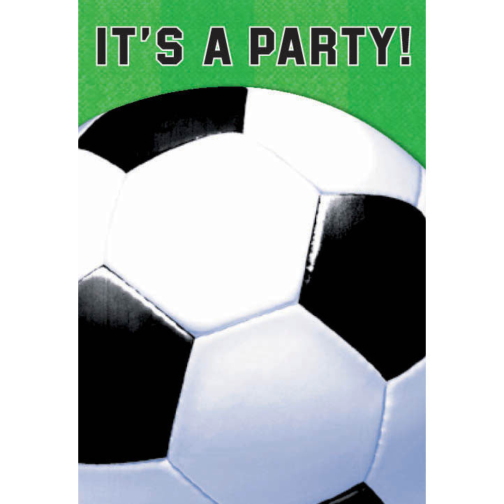 Soccer Fan Folded Invitations