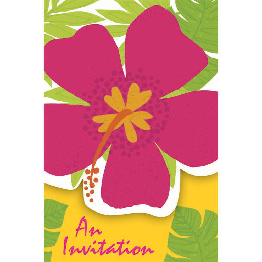 Floral Paradise Warm Invitations