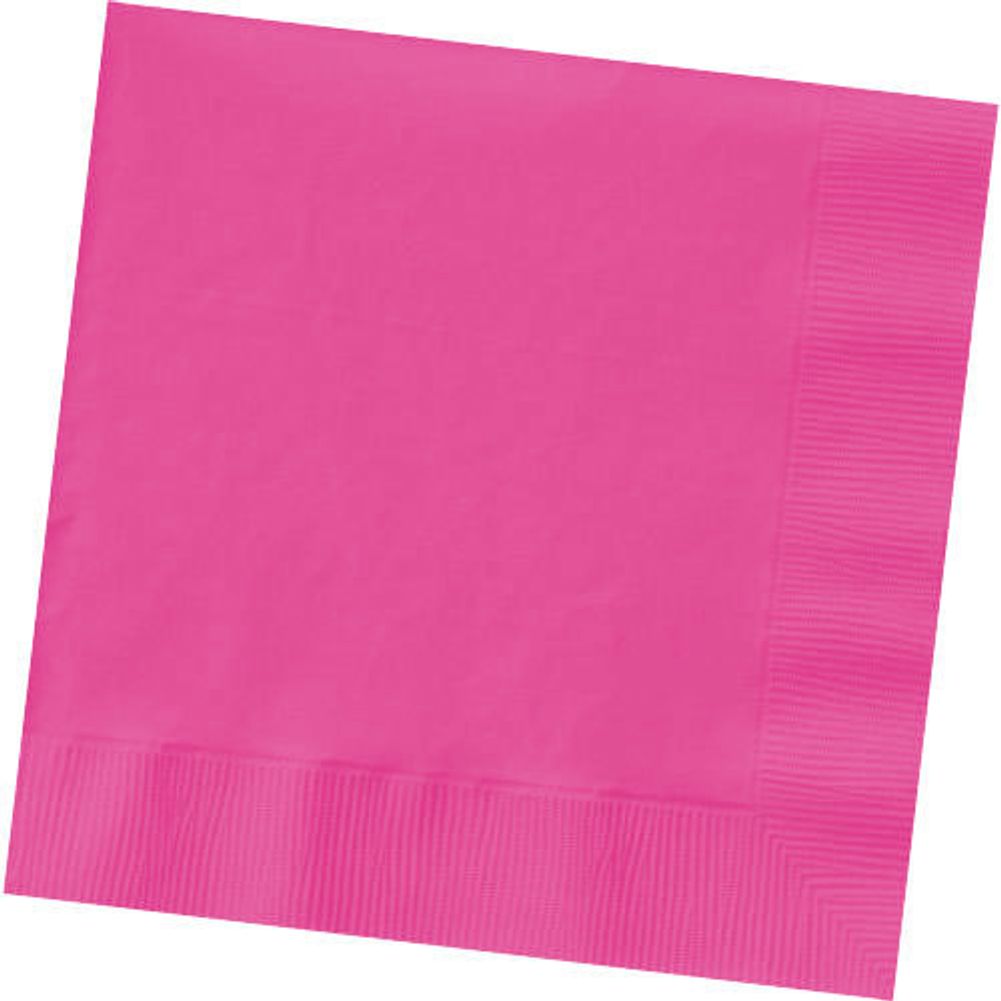 Bright Pink Beverage Napkins (20ct)