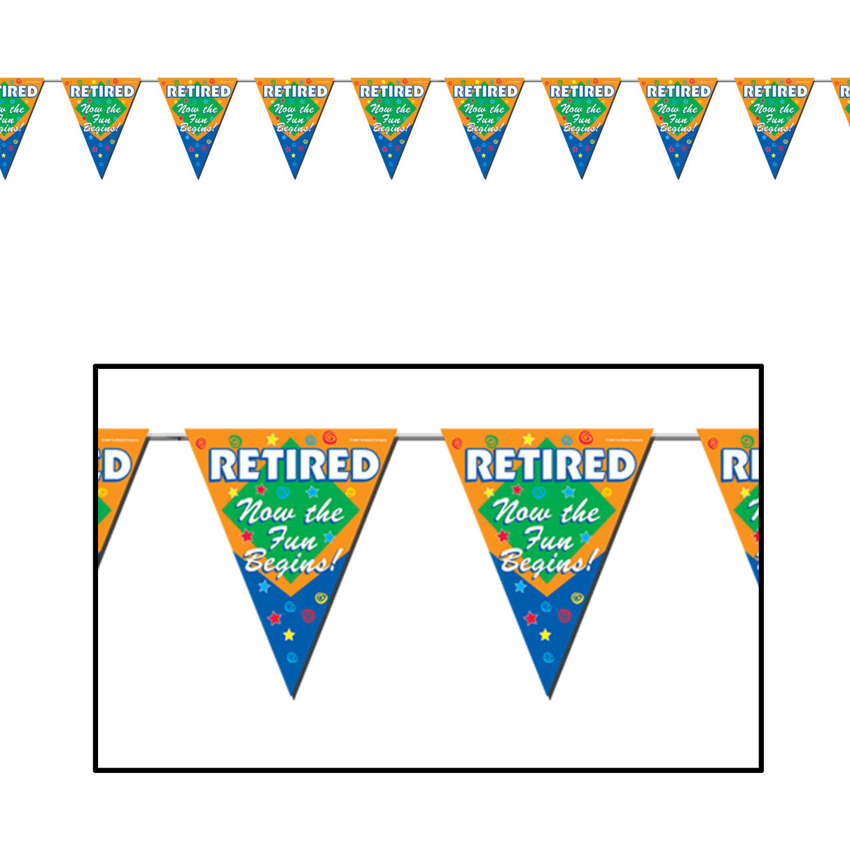Fun Begins Pennant Banner