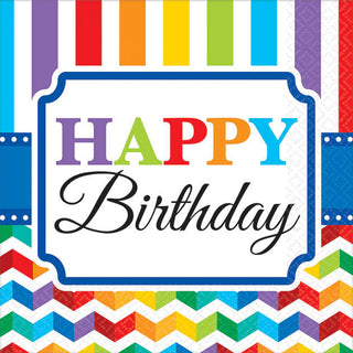 Bright Birthday Beverage Napkins (16ct)