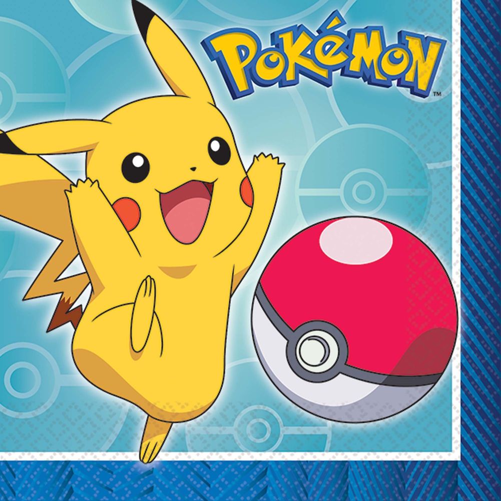 Pokemon Core Beverage Napkins (16 ct)