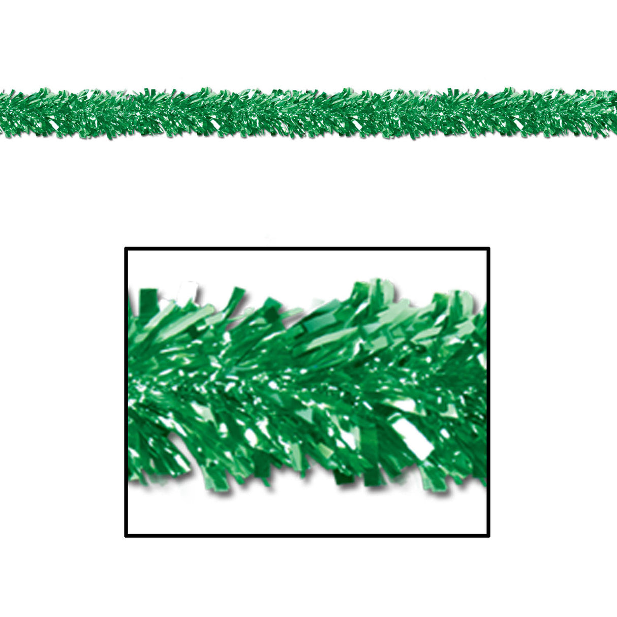 Green Fringe Garland
