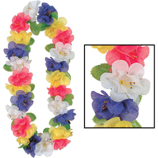 Silk Petals Lei