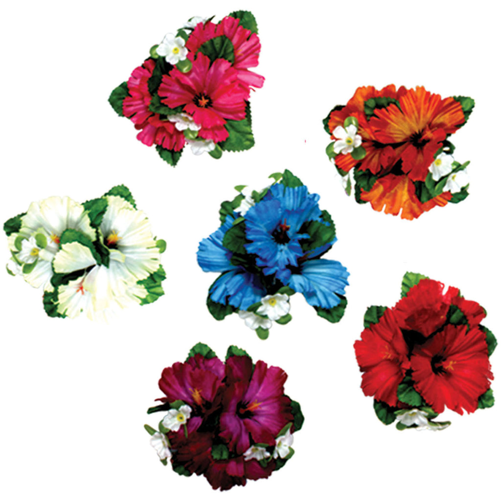 Hibiscus Hair Clips