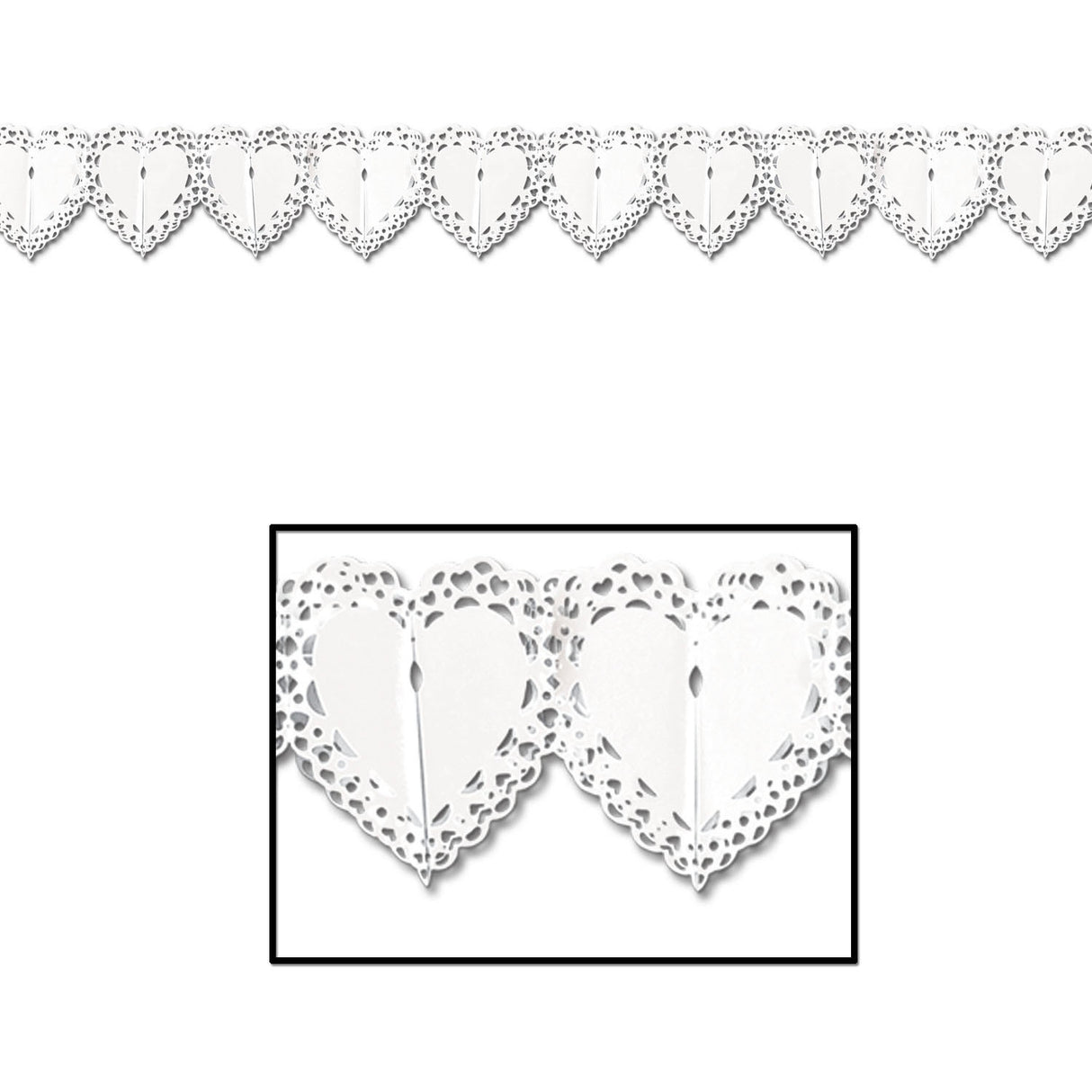 Lace Heart Garland