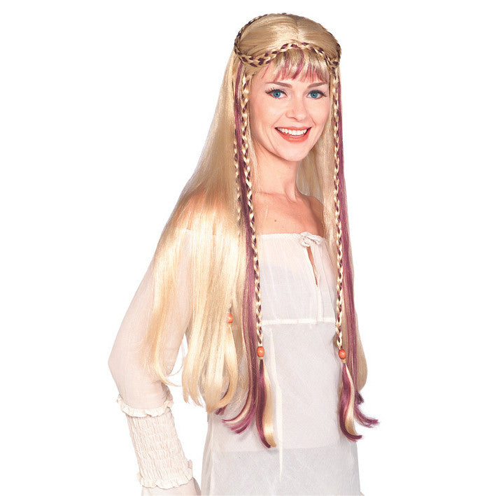 Blonde Medieval Maiden Wig