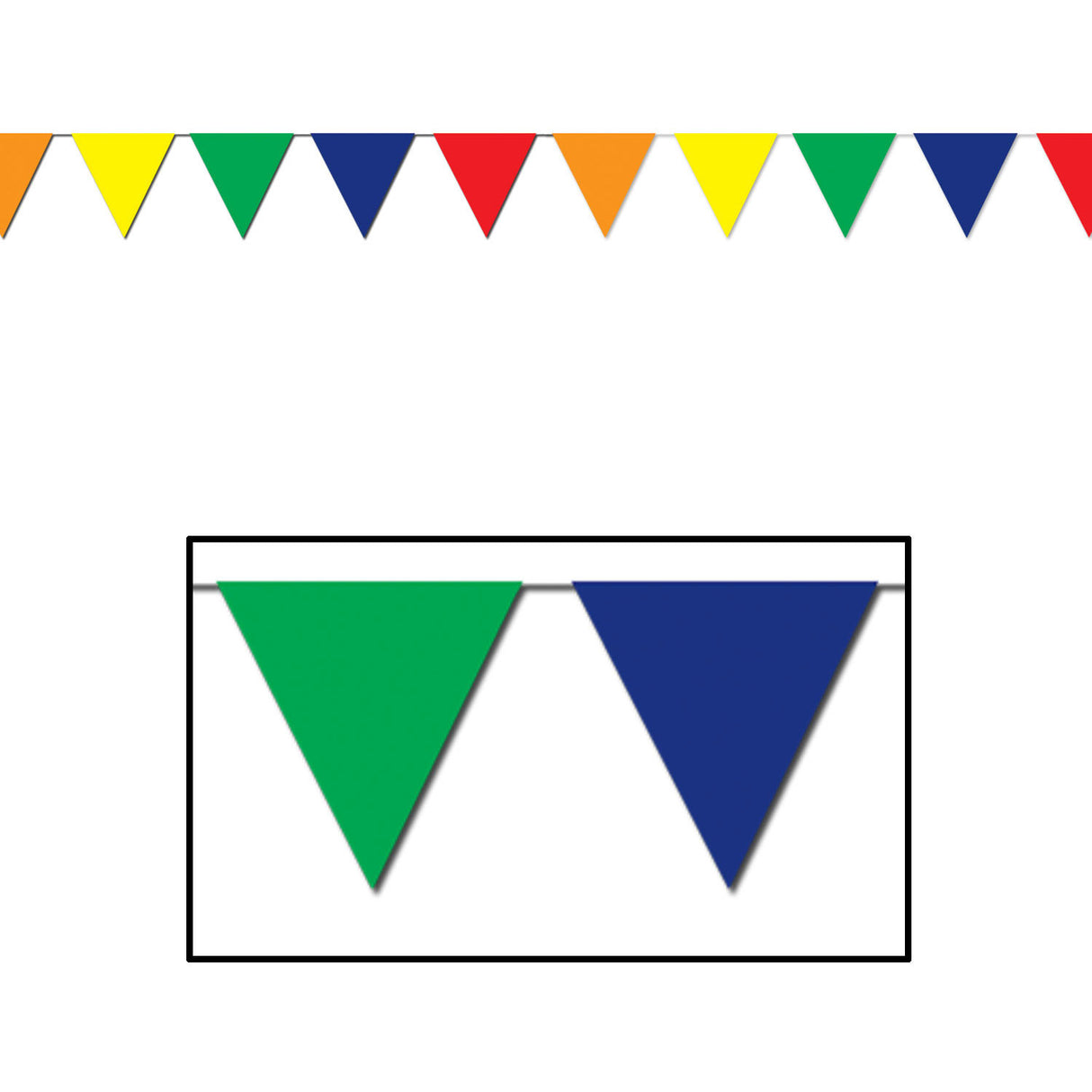Outdoor Pennant Banner