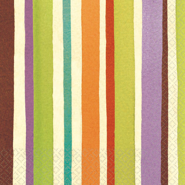 Crafty Stripe Eco Beverage Napkins (16ct)