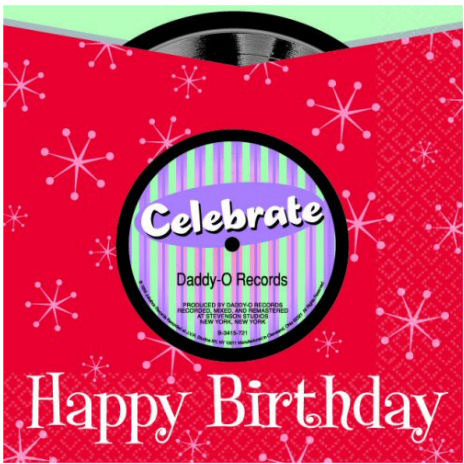 Greatest Hits Beverage Napkins (16ct)