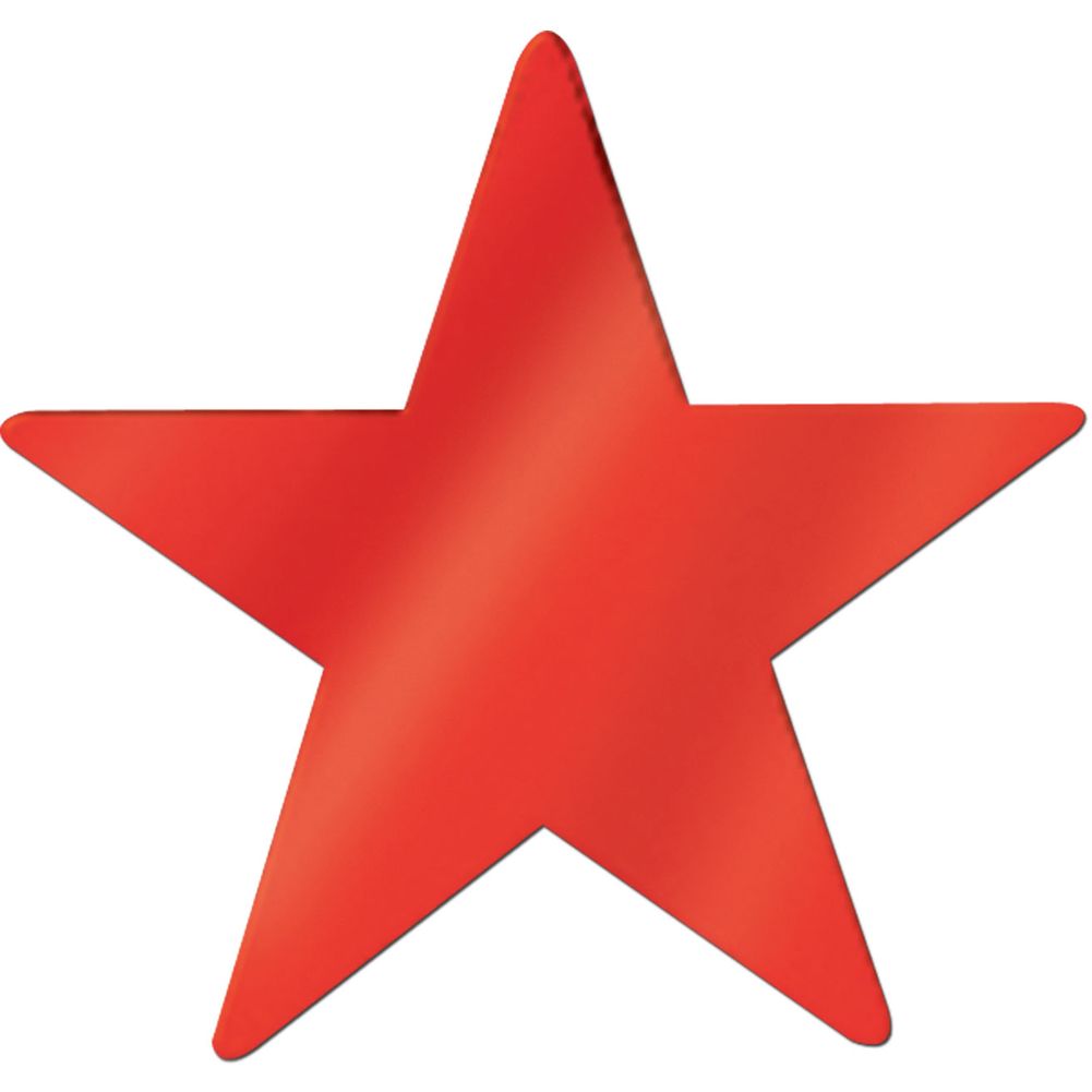 Jumbo Foil Star Cutout