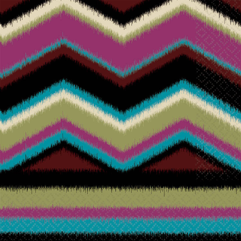 Fashion Stripe Luncheon Napkins (16ct)