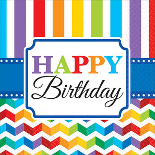 Bright Birthday Luncheon Napkins (16ct)
