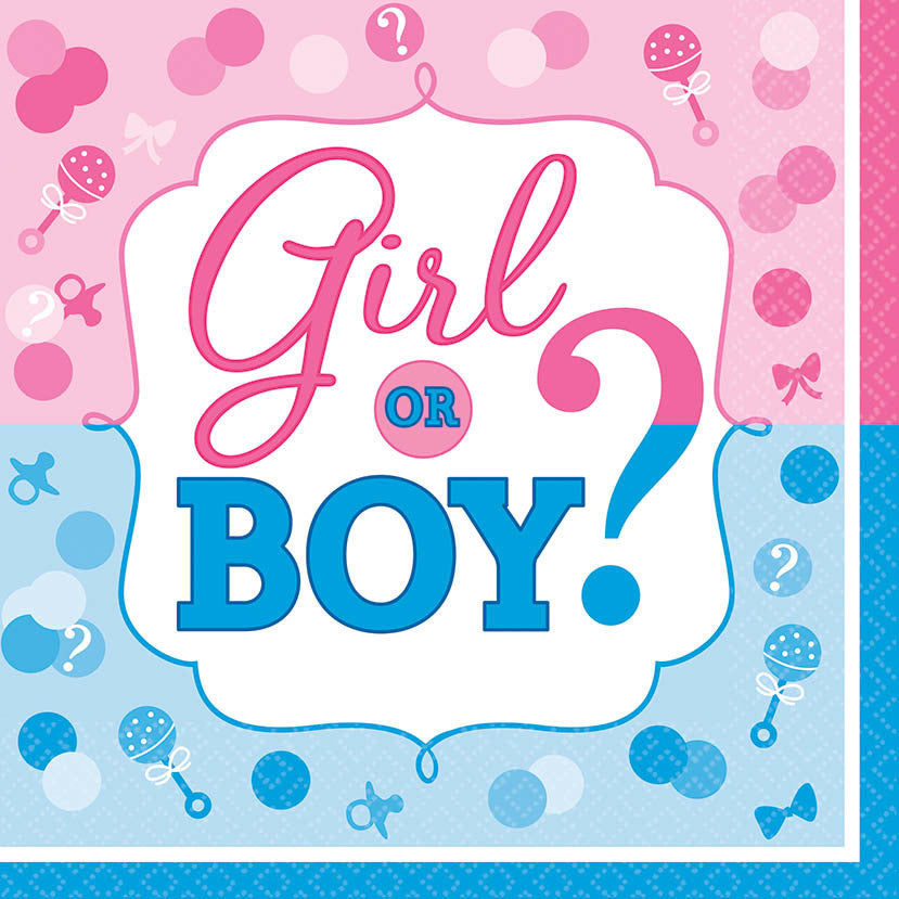 Girl or Boy Luncheon Napkins (16 ct)