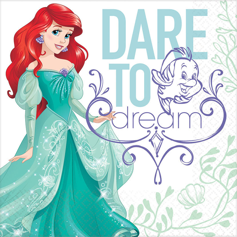 Disney Ariel Dream Big Luncheon Napkins (16ct)